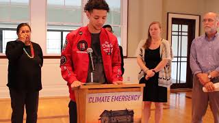 NC Climate Emergency press conference