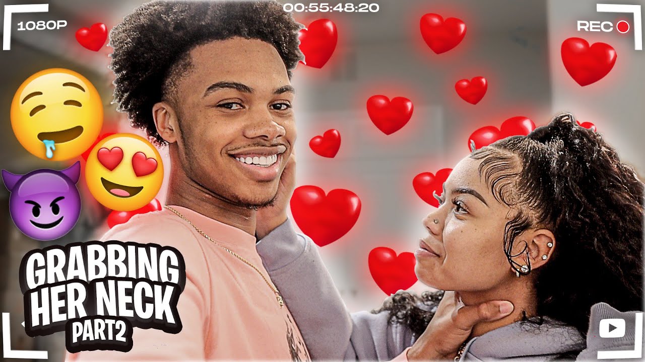 Grabbing My Bestfriend By Her Neck To See How She'll React 💕👀 Pt.2