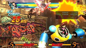 ULTIMATE MARVEL VS. CAPCOM 3 Tron Ammy Doom combo 2