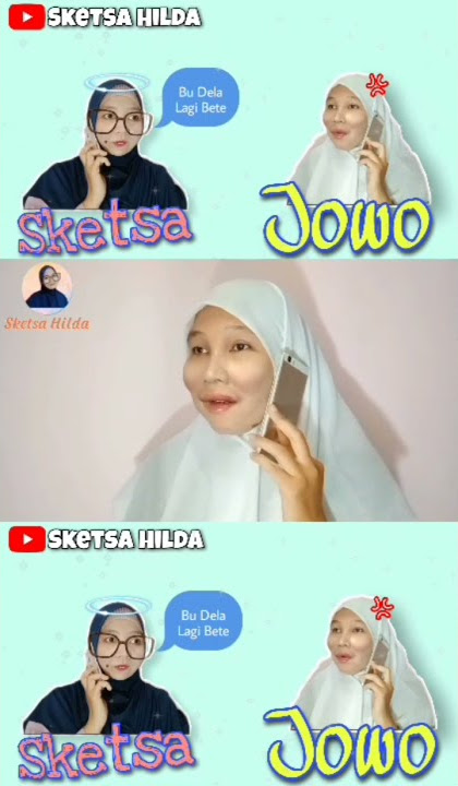 Sketsa Jawa - Bu Dela Lagi Bete - Sketsa Hilda #shorts