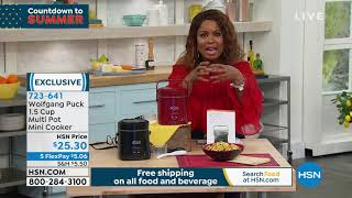 Wolfgang Puck 1.5Cup Multi Pot Mini Cooker with Recipes