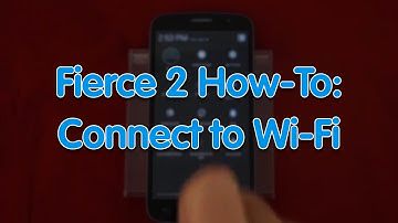 Fierce 2 How-To: Connect to Wi-Fi