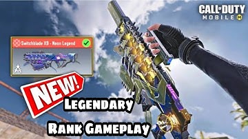 Mythic Switchblade X9 Neon Legend Gameplay in COD Mobile
