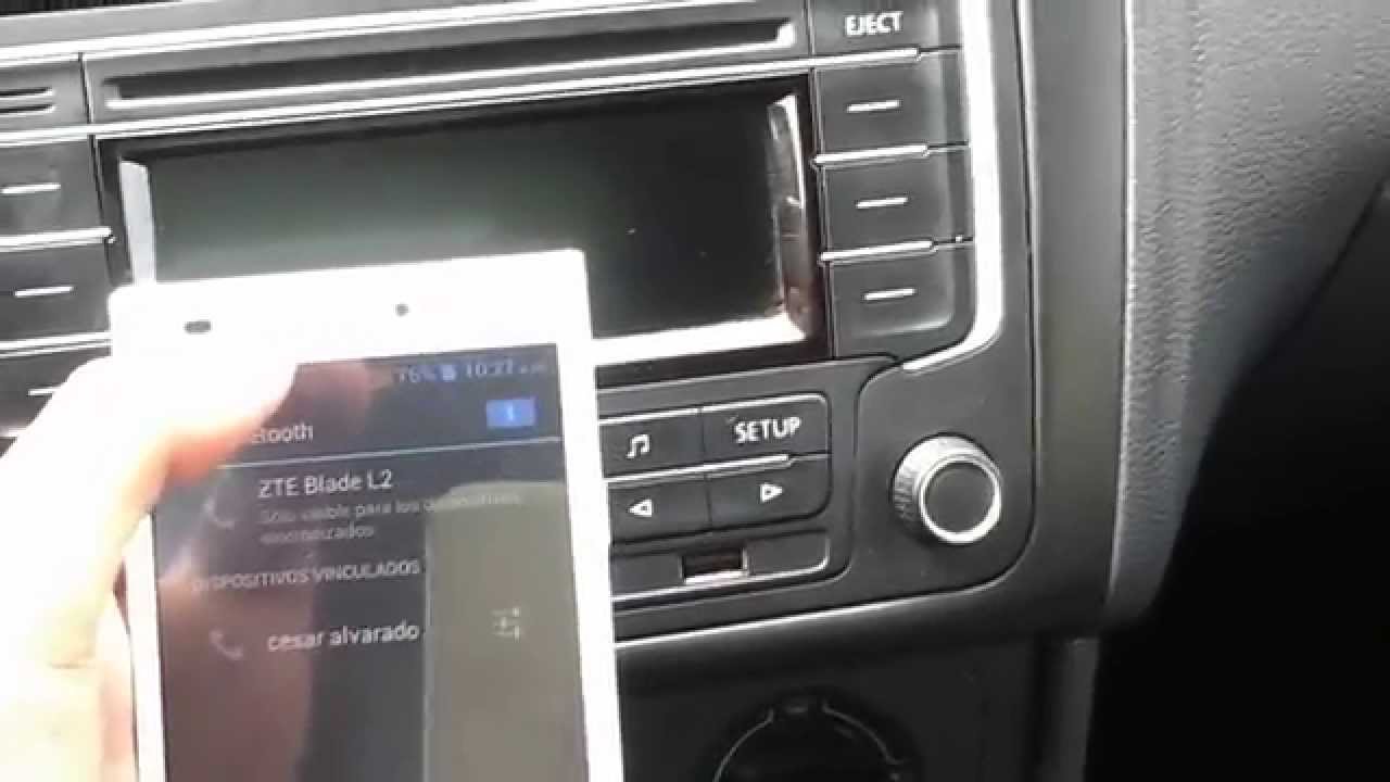 sincronizar bluetooth celular en el volkswagen vento sincronizar bluetooth celular en el volkswagen vento