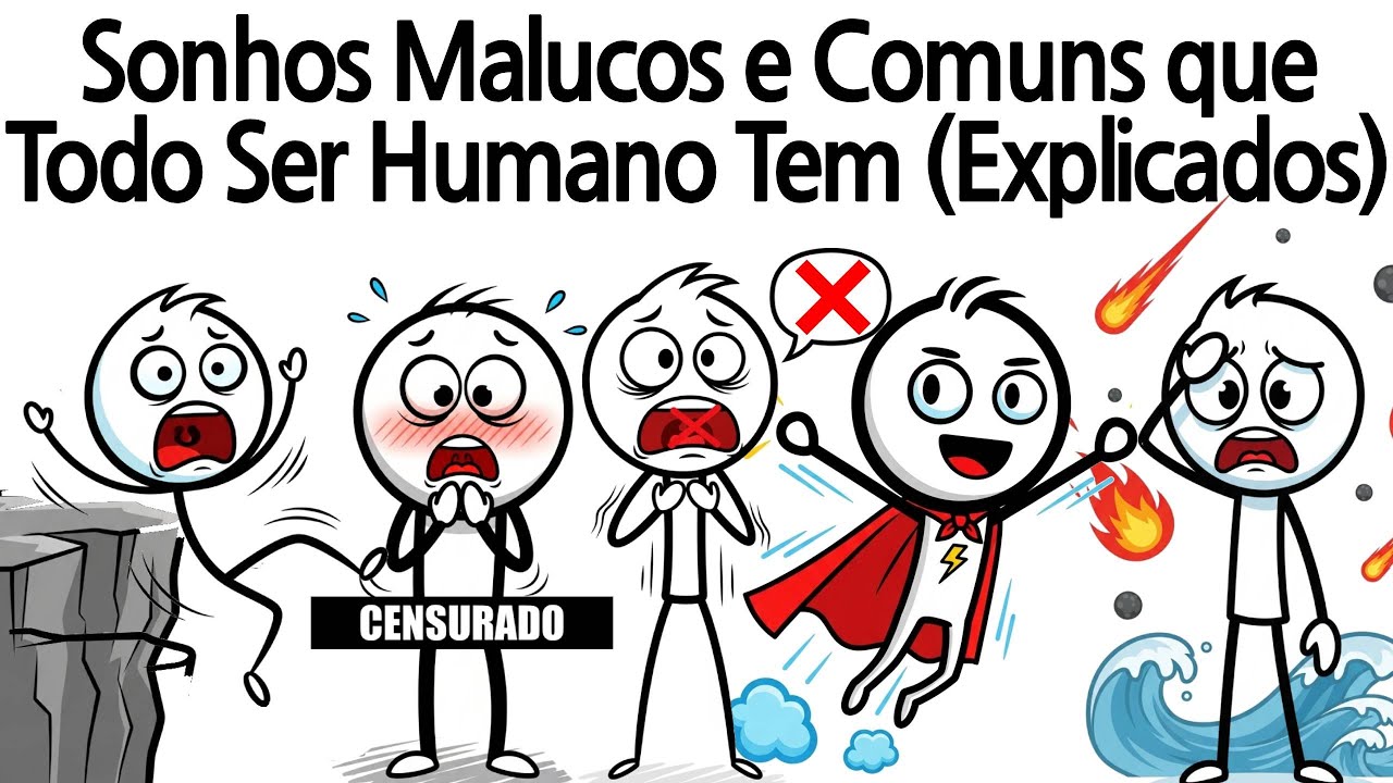 Sonhos Malucos e Comuns que Todo Ser Humano Tem (Explicados)