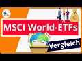 MSCI World-ETF-Vergleich: So finden Sie den besten ETF Fonds auf den MSCI World-Index!