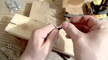 Attaching a coaxial connector WITHOUT special tools!