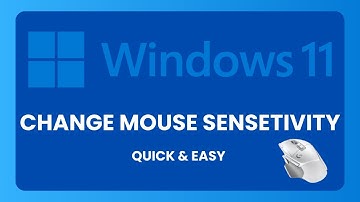 How To Change Mouse Sensitivity In Windows 11 - [EASY STEPS]