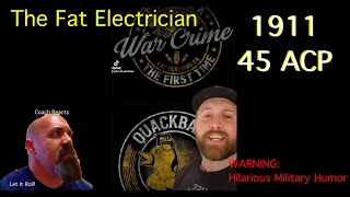 Coach Reacts: The Fat Electrician Reviews: Model 1911 Anti-Cow Projectile 45 ACP 'One Pull Club"
