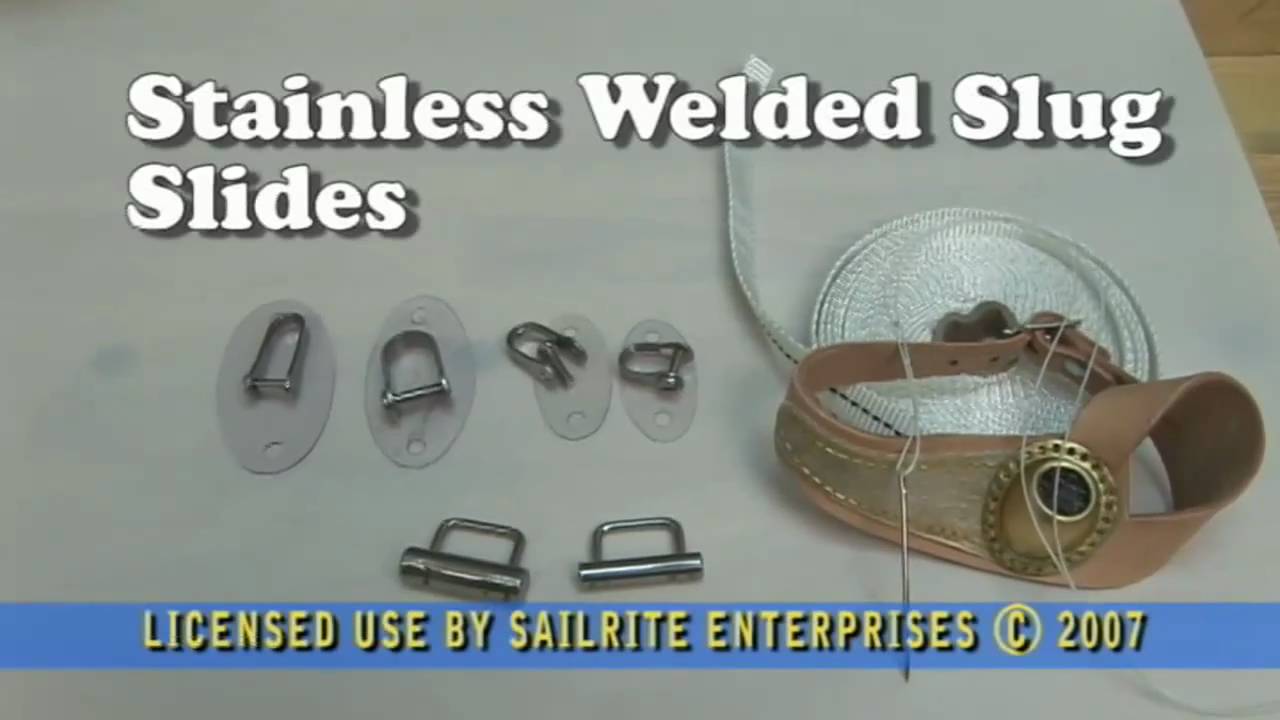 All Stainless Steel Sail Slugs Welded Slugs or Slides YouTube