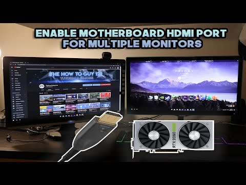 How To Enable Motherboard HDMI Port for Multiple Monitors - Use Graphics Card & Integrated Graphics