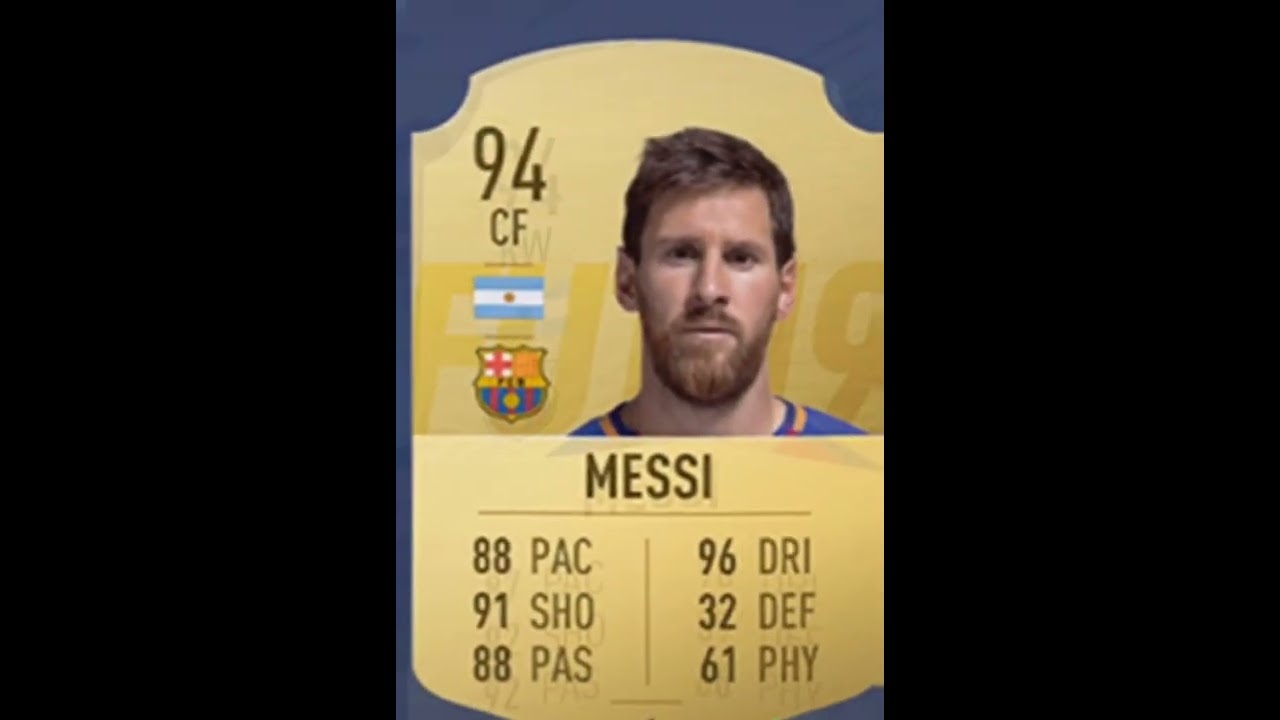 Messi fifa 17 rating to fifa 21🐐🇦🇷🤩 