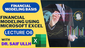 Lecture 06: Financial Modeling Using Microsoft Excel Excel Basics