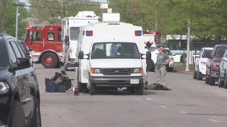 Police investigating reports of a suspicious package in downtown Evansville