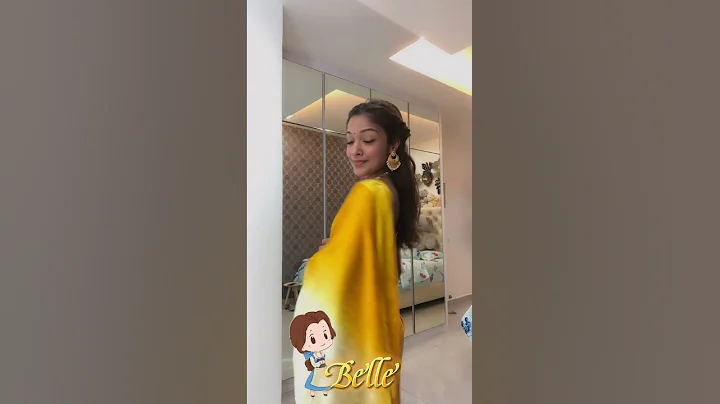 Transforming myself into DESI PRINCESS with 80’s sarees !!! | #shorts