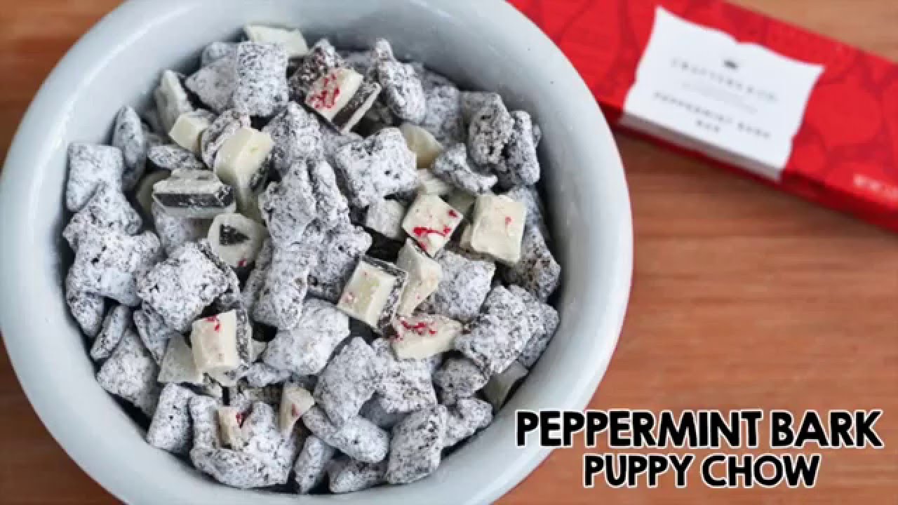 Peppermint Bark Puppy Chow Recipe YouTube