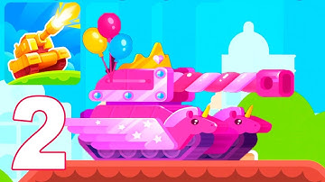 Tank Stars - Walkthrough Gameplay Part 2 - ALL NEW TANKS UPDATE (Android Ios)