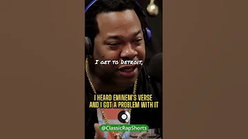 "I heard Eminem's verse and I got a problem with it." Busta Rhymes speaks about song Calm Down