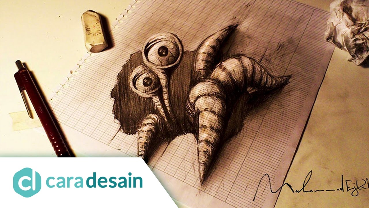 10 Ilustrasi Pensil 3d Realistis Keren Yang Harus Kamu Lihat Youtube