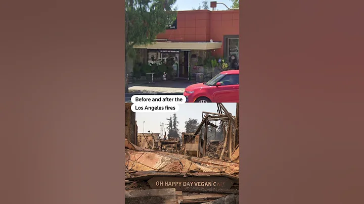 A before-and-after look at LA #fire damage