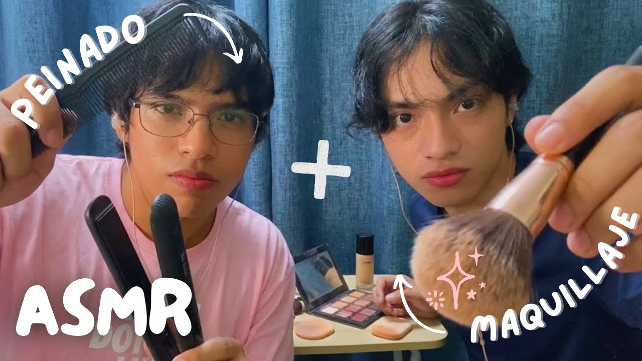 ASMR Roleplay | MAQUILLAJE y PEINADO para tu sesión de fotos ✨​