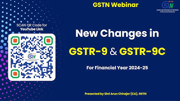GSTN Webinar on Changes in GSTR 9 and 9C for FY 2024-25