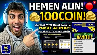 eFootball 2026 BEDAVA 1000 COIN ALMA! 😱 Davet Kodu Nereye Yazılır?