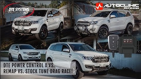 DTE POWER CONTROL X vs. REMAP vs. STOCK TUNE DRAG RACE!