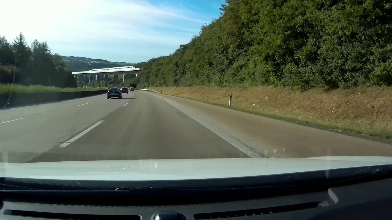 Unterwegs auf der A3 von Köln nach Frankfurt - Teil 1