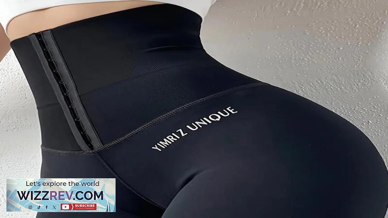 Breasted Yoga Pants WOMEN'S Abdominal Compression Fitness Wear High Waist Hip Lift