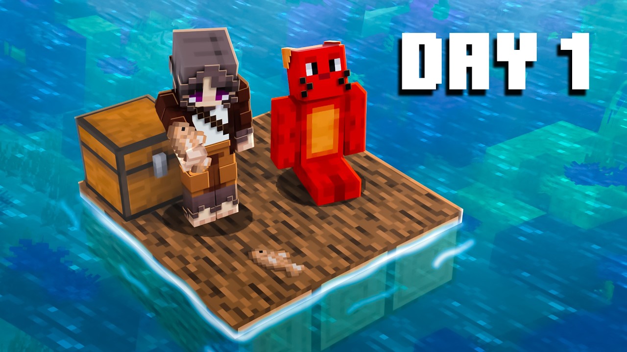 Building a Boat to Fight GOD in Minecraft!!