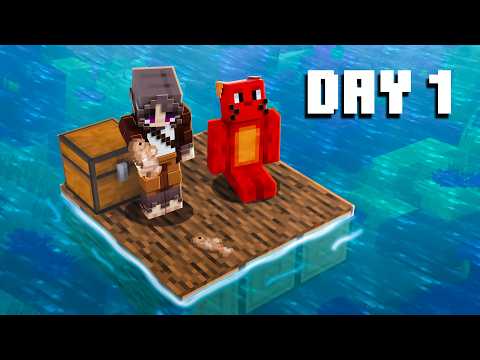 Building a Boat to Fight GOD in Minecraft!!