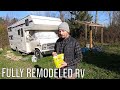 Off-Grid Tour of Remodeled RV