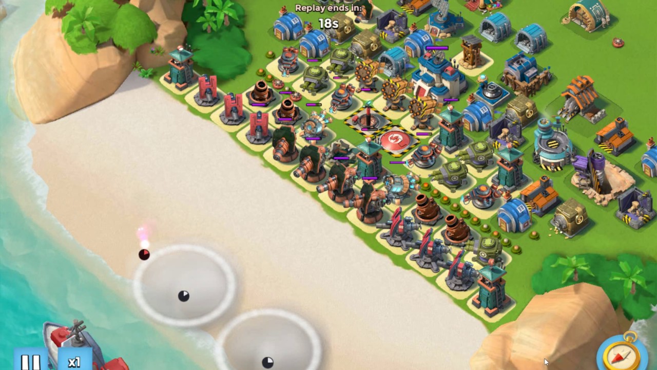 Boom Beach Level 59 438 Medals My Defense Won Warriors