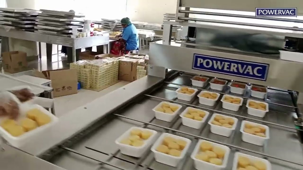 Linear MAP Tray Sealer AVTS 700 for Sweets Packaging 