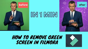 How to remove Video Background in filmora 9 / how to use chroma key in filmora