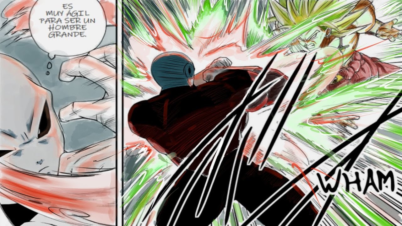 Jiren vs Broly Pelea Completa Manga Dragon Ball Heroes