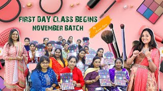 Day 1 at Angels blush Academy Chennai | Lavanya Eugine bridalmakeupartist fresherjob makeupgoals