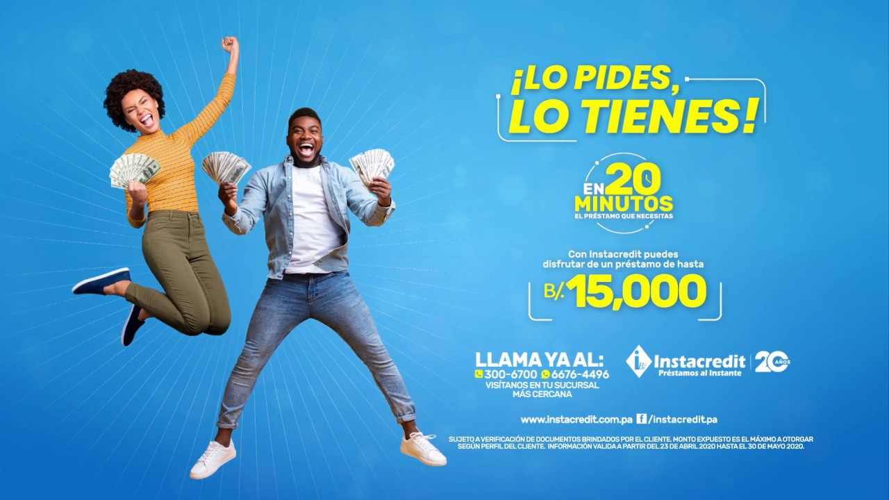 Con Instacredit ¡Lo pides, lo tienes!