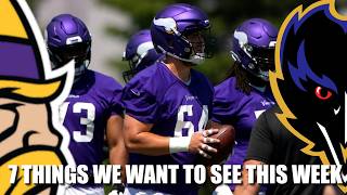 7 Things to Watch for Vikings-Ravens Joint Practices This Week