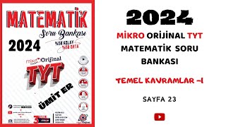 Mi̇kro Tyt Soru Bankasi Temel Kavramlar Syf 23