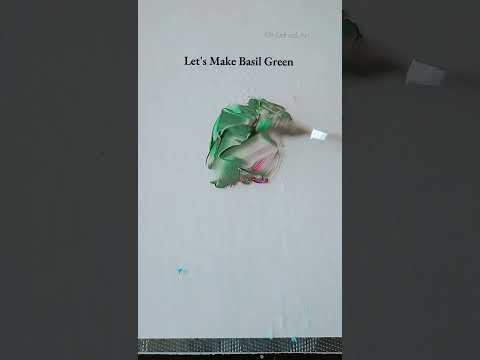 Basil green color