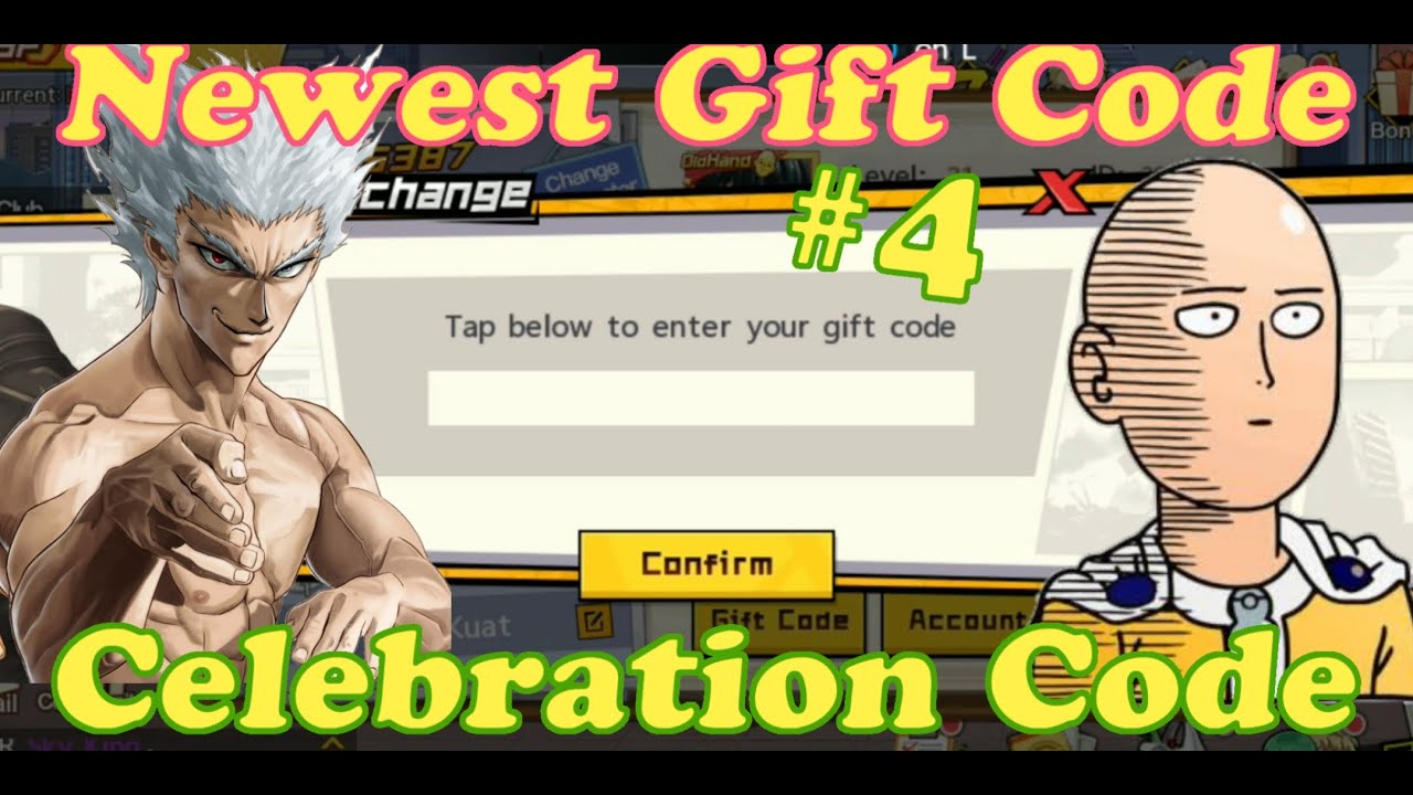 One Punch Man The Strongest New Celebration Gift Code ...