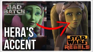 Hera Syndulla s Accent - The Bad Batch vs Rebels