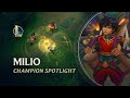 Milio champion spotlight  gameplay  league of legends