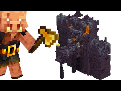 Guide bastion Piglins pont | Minecraft 1.18