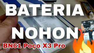 Nohon Bn61 6000Mha Poco X3 Pro - Deu Ruim