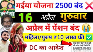15 अपरल मईय यजन 2500 बद Maiya Yojana 21Th Installment Maiya Yojana Ka Paisa Kab Milega
