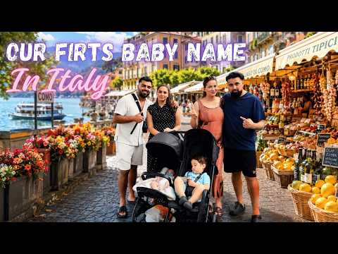 Hila Picked Our Baby Name in Italy | هیلا نام کودک ما را در ایتالیا انتخاب کرد | Hilaamassi Vlog 369