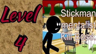 Stickman Mentalist Kill Boss Grill Fire Android Gameplay screenshot 3